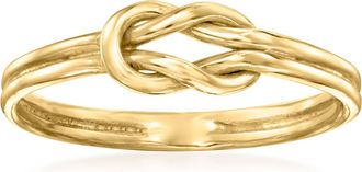 RS Pure by Ross-Simons 14kt Yellow Gold Knot Ring