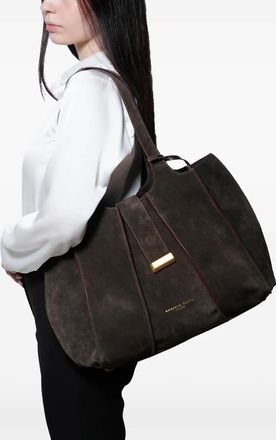 Roberto Festa Milano Eloise ribbed shopping shoulder bag - Brown