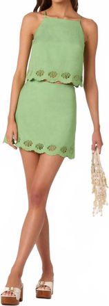 Astr Taniya Mini Skirt In Green