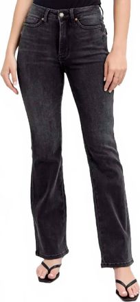 Judy Blue High Waist Tummy Control Bootcut Denim Jean In Black