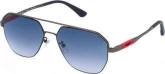 Police Mens SPLP30 59 0568 Sunglasses - Silver - One Size