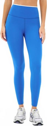 SPLITS59 Easton Rigor High Waist 7/8 Leggings In Classic Blue/white