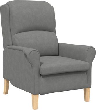 vidaXL Armchair Dark grey 76 x 94 x 102 cm Microfibre Vidaxl
