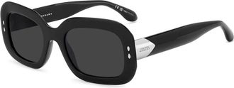 Isabel Marant Isabel Marant, Sunglasses, female, Black, Size: 53 MM Rectangle Sunglasses