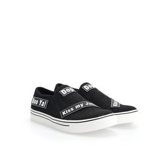 Juicy Couture Schoenen, Dames, Zwart, 37 EU, Low Top Athletic Sneakers