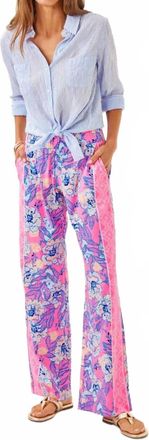 Lilly Pulitzer Bal Harbour Stretch Palazzo Pant In Multi