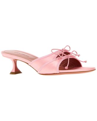 Amina Muaddi Amina Muaddi Eleonora Slipper 45 Satin Slipper