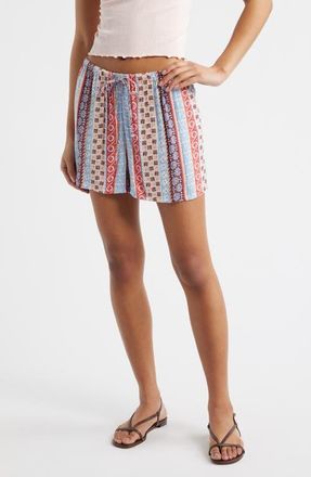 Rip Curl Ventura Drawstring Shorts in Blue Multi at Nordstrom, Size Xx-Large