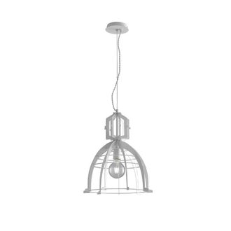Netlighting URBAN Wire Frame Pendant Ceiling Light White 40x46cm | Size: 40x46 cm