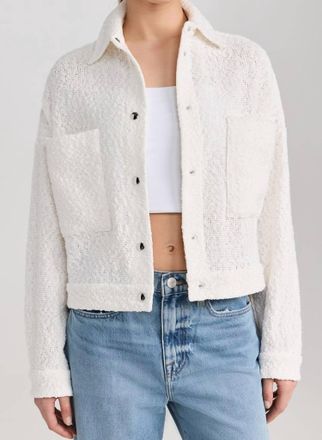 Iro Pabli Snap Closure Jacket In White