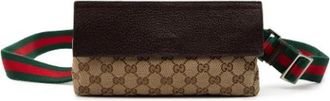 Gucci Pre-owned Belt Bags, female, Beige, Size: ONE SIZE Pre-owned Canvas Crossbody Bag