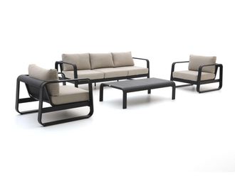 Forza Furniture Forza Liri stoel-bank loungeset 4-delig
