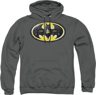 Gildan Batman Bat Mech Logo Adult Pull Over Hoodie / Hooded Sweatshirt