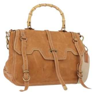 Miu Miu Pre-owned Handtas - Dames - Vintage Handtas - Bruin - ONE Size - Leer - Vintage