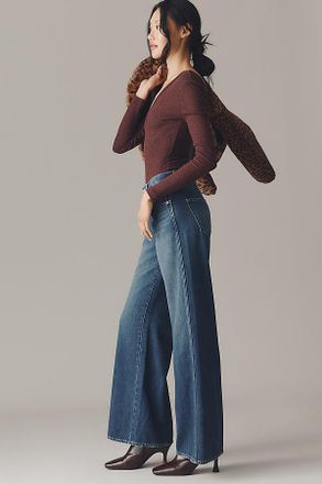 Amo Faith Mid-Rise Flare Jeans