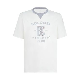 Brunello Cucinelli Print Cotton T-shirt