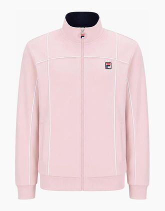 Fila Mens Fila Armando Track Top Jacket Pale Lilac/White - Size: XXL