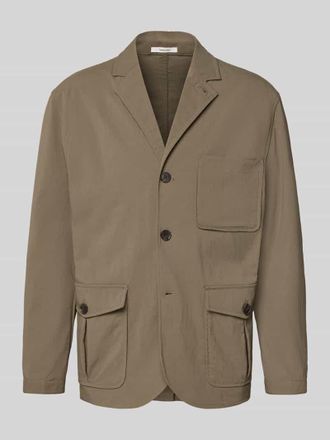 Selected Regular Fit Anzugsakko mit Reverskragen Modell HALLS HYBRID in Oliv, Gr&ouml;&szlig;e XXL