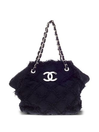 Chanel 2009 large Crochet Nature tote bag - Black
