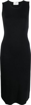 P.A.R.O.S.H. knitted midi dress - women - Viscose/Spandex/Elastane - M - Black