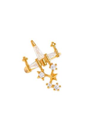 Girls Crew Star Wars X-Wing Ear Cuff in Gold at Nordstrom