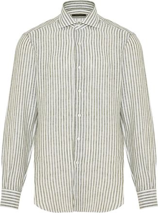 Barba Camicia in lino - Verde