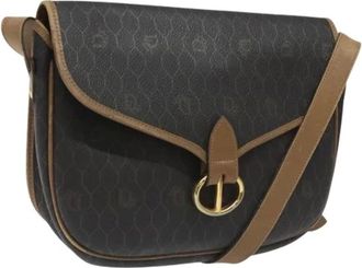 Dior Pre-owned Cross Body Bags, female, Black, Size: ONE SIZE Pre-owned Vintage Shoulder Bag