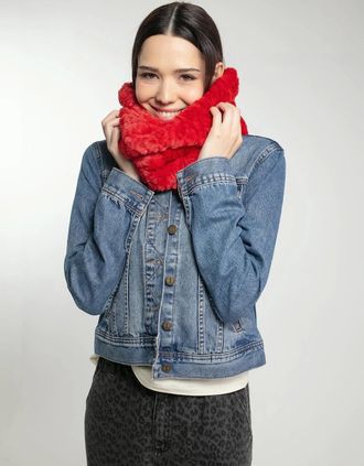 Nooki Design Womens SNUGGY SNOOD IN RED - Size: ONE