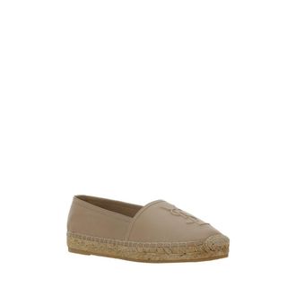 Saint Laurent Womens Beige Lamb Ovis Aries Espadrilles Shoe