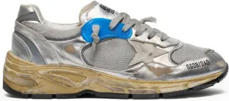Golden Goose Running Dad New Net And Laminated Upper Leather Star La