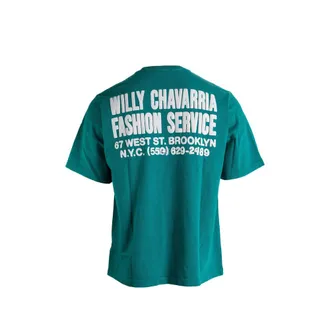 Willy Chavarria Cotton T-Shirt - Green
