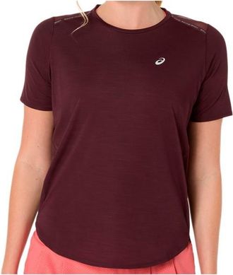 Asics Road S/S Top Laufshirt für Damen | rot