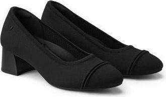 Vivaia Almond-Toe Chunky Heels in Black at Nordstrom, Size 6.5