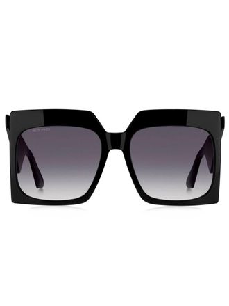 Etro Tailoring oversize-frame sunglasses - women - Acetate - One Size - Black