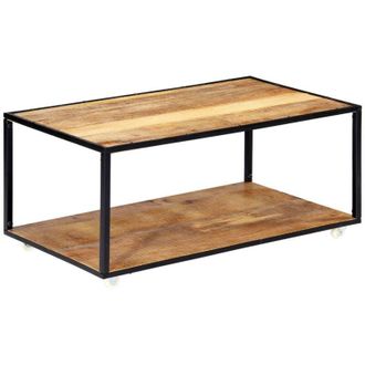 vidaXL vidaXL Tavolino da Salotto 90x50x40 cm in Legno Massello di Recupero