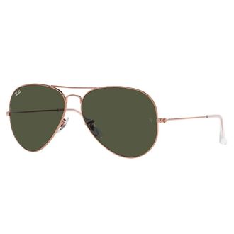 Ray-Ban Sunglasses, unisex, Pink, 55 MM, Classic Aviator Sunglasses