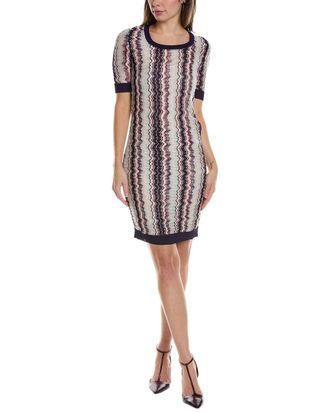 M Missoni Silk-Lined Mini Dress