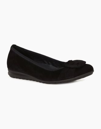 Gabor Womens Forrest Womens Ballet Pumps - Black - Size: 2.5
