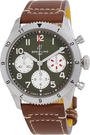 Breitling Chronograph Automatic Green Dial Watch A233802A1L1X1