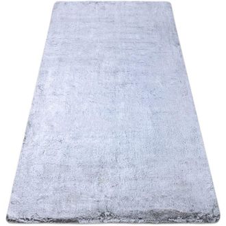 RugsX Rugsx - Alfombra De Lavado Moderna Lapin Shaggy Antideslizante Gris / Marfil Grey 120x160 Cm