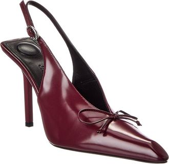 Jacquemus Cubisto Leather Slingback Pump