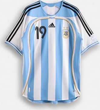 adidas adidas Football Argentina Home Messi jersey 2006 blu-Bianco