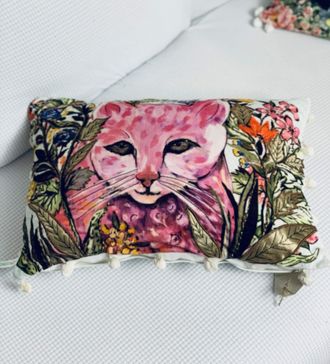 Vibhsa Hand Illustrated Decorative Fall Pillow