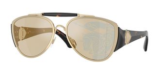 Burberry BE3161 1109P4 Mens Sunglasses Gold Size 60