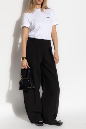 Jacquemus T-shirt With Logo, Womens, White