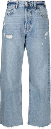 Anine Bing Gavin Jeans - Dames - Regular Fit Jeans - Blauw - W31 - Katoen - Jeans