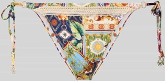 Watercult Bikinihose mit seitlicher Schn&uuml;rung Modell TREASURED TROVE in Beige, Gr&ouml;&szlig;e 36