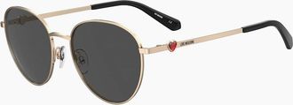 Moschino Womens Moscsun Round Sungls - Rose Gold - Size: ONE size