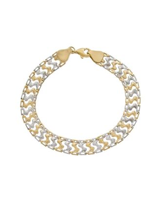 Italian Gold, Inc 10K 8Mm Fancy Link Bracelet