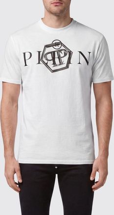 Philipp Plein T-shirt in cotone con girocollo e stampa logo a contrasto